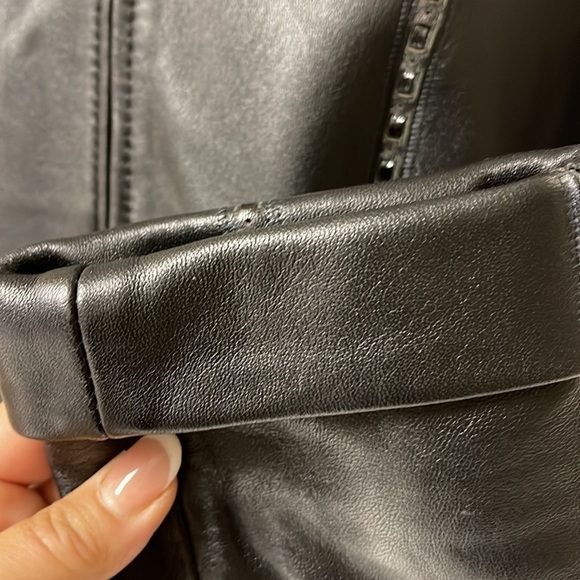 DERI Sarayi women’s NoellaThree-quarter length luxury leather jacket - Picture 5 of 8